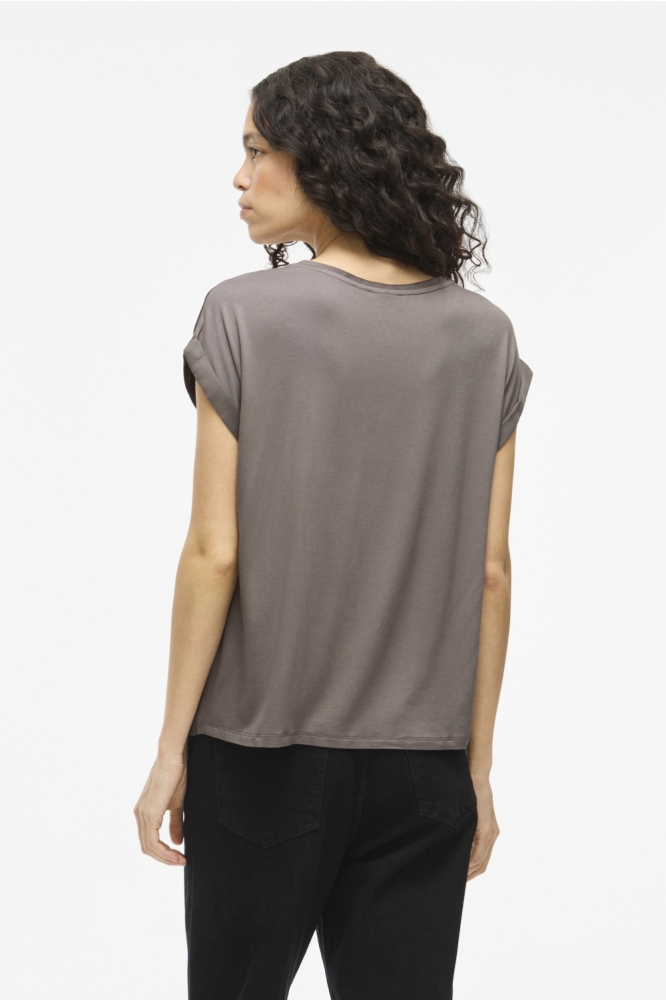 VIELLETTE S/S SATIN TOP - NOOS 14059563 Falcon